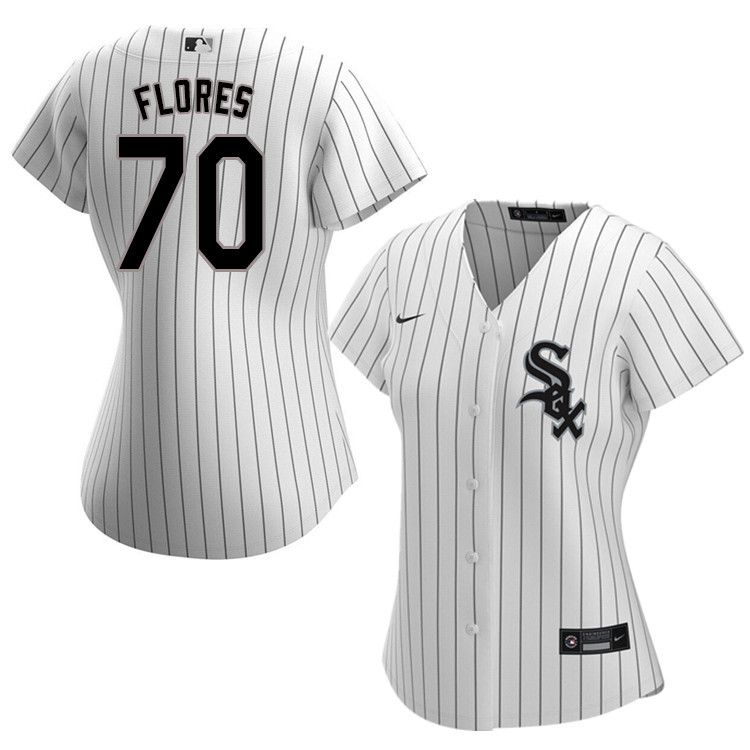 Nike Women #70 Bernardo Flores Chicago White Sox Baseball Jerseys Sale-White